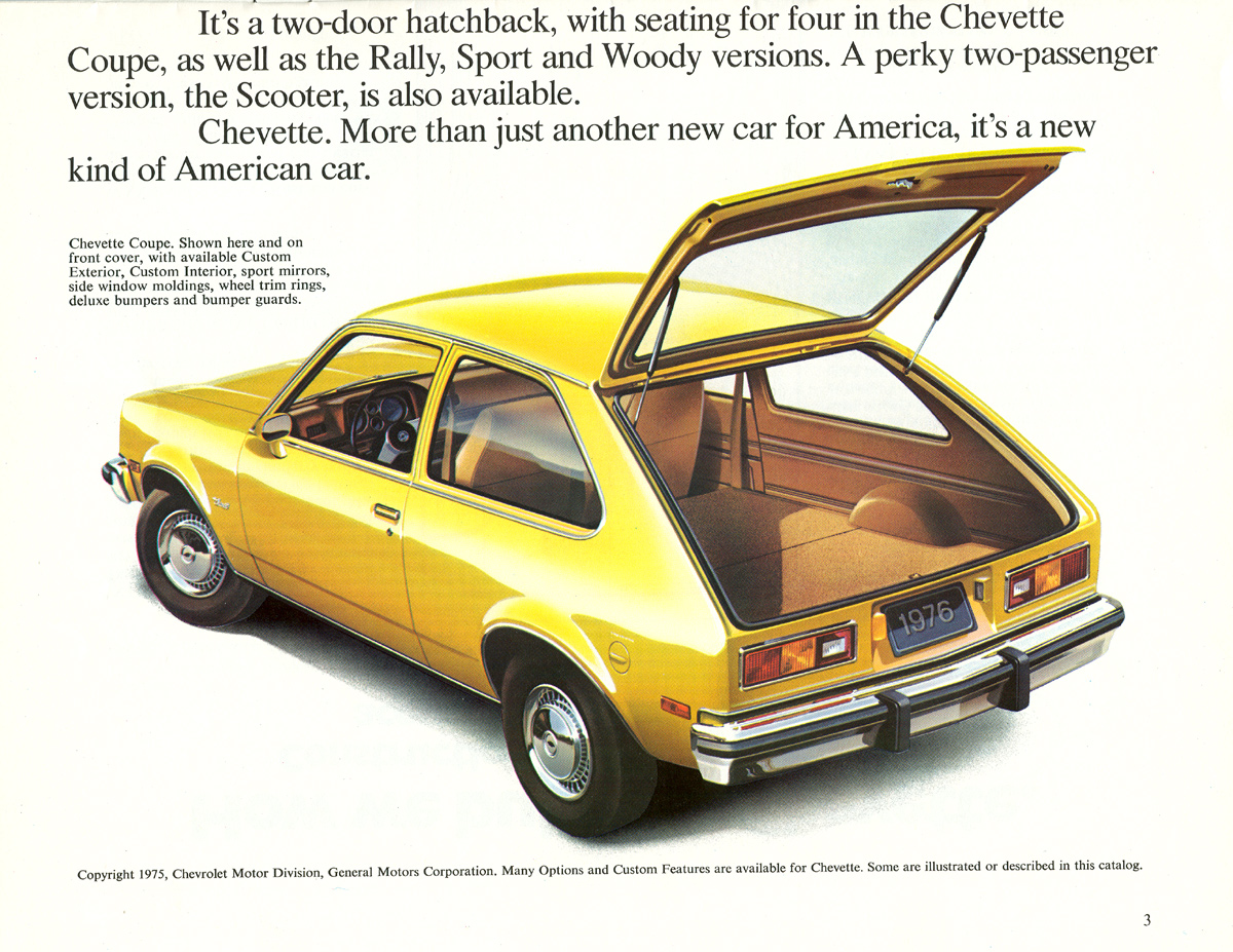 1976 Chev Chevette Brochure Page 1
